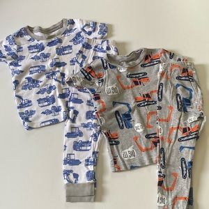 Carters 2T Consruction Pajama Set